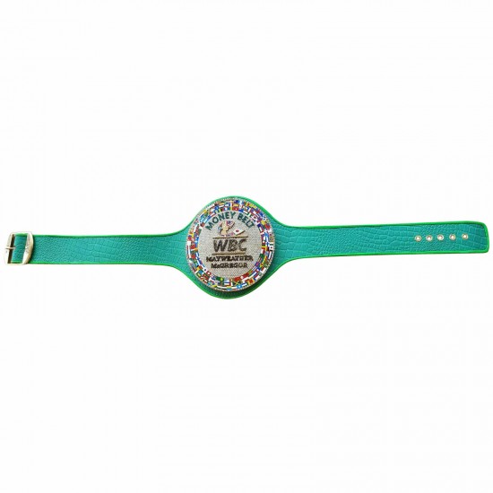 WBC Money Belt Fight Mayweather McGregor Adult Size Replica Belts Brand New