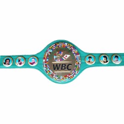 WBC Championship Boxing Belt 3D Genuine Leather Adult Titles with red box