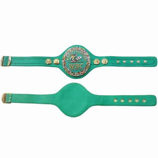 WBC EMERALD Championship Boxing Belt Genuine Leather & PU Leather Replica Adult