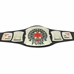 WWE CM PUNK Wrestling Championship Leather Belt
