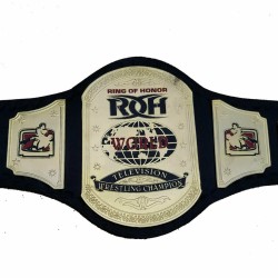 ROH Ring Of Honor World Television Wrestling Champion Belt Thick Brass Plated