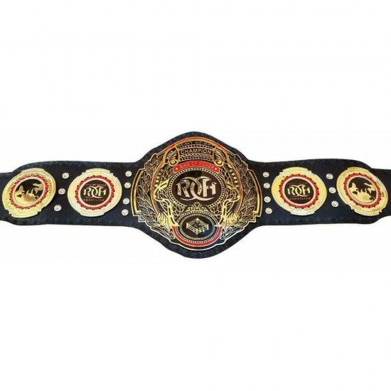 ROH Ring Of Honor World Heavyweight Championship Wrestling Belt Metal Plated