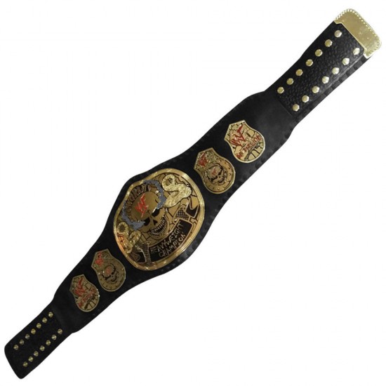 WWF Stone Cold Smoking Skull Championship Belt Adult Replica Metal Plated Belts