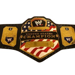 WWE United States Championship Belt Adult Replica Gold Metal Plates Brand New